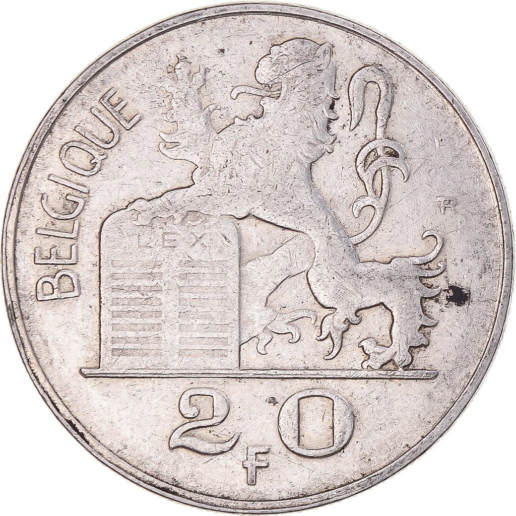 Moneta, Belgio, Régence Prince Charles, 20 Francs, 20 Frank, 1950, Brussels