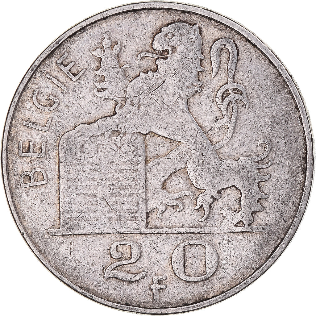 Monnaie, Belgique, Régence Prince Charles, 20 Francs, 20 Frank, 1949