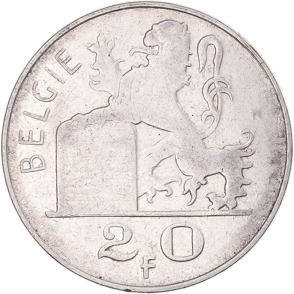 Monnaie, Belgique, Régence Prince Charles, 20 Francs, 20 Frank, 1949