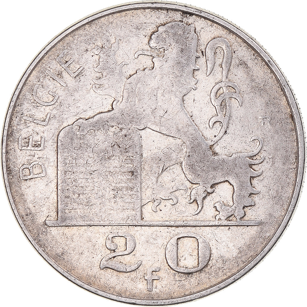 Münze, Belgien, Régence Prince Charles, 20 Francs, 20 Frank, 1951, Brussels
