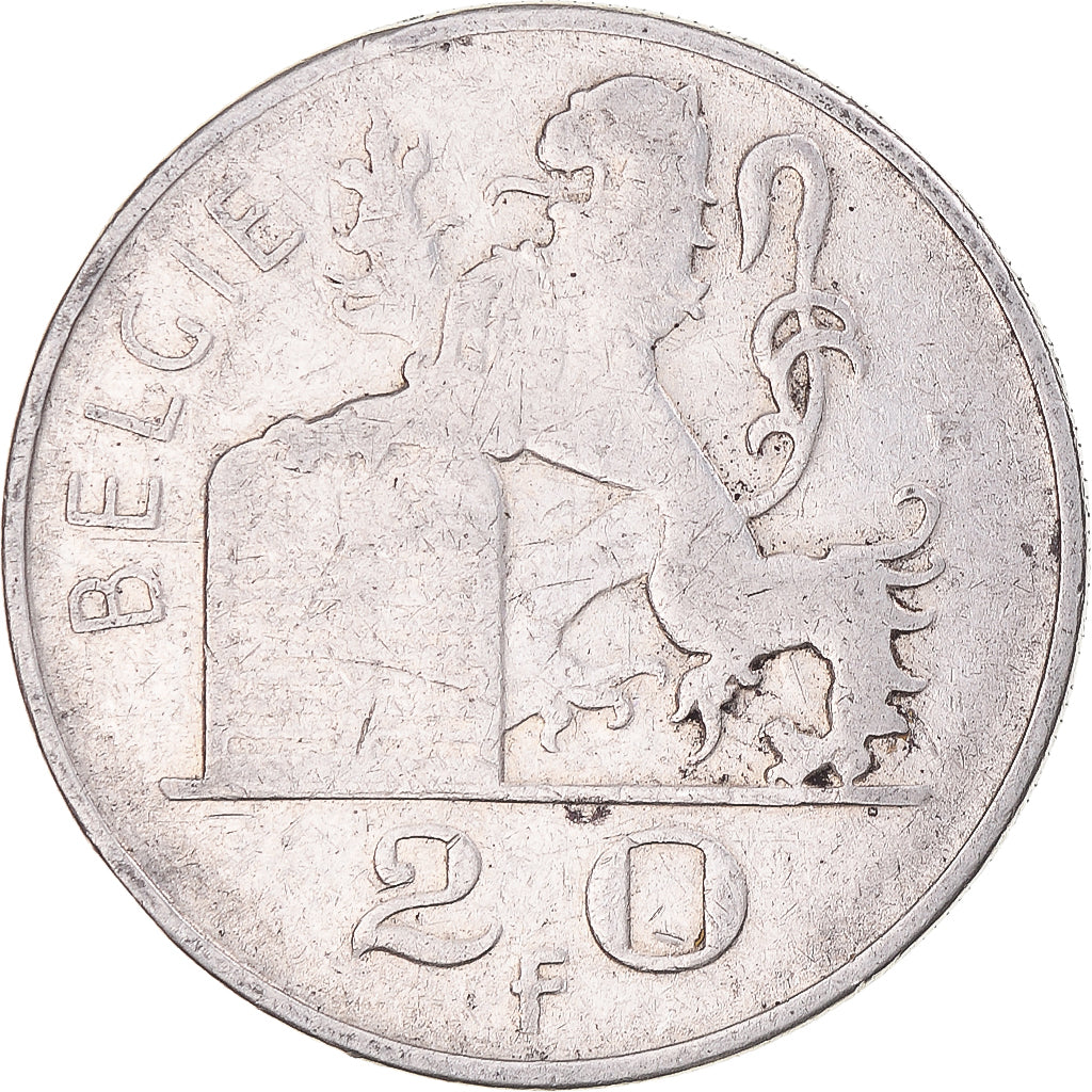 Monnaie, Belgique, Régence Prince Charles, 20 Francs, 20 Frank, 1951
