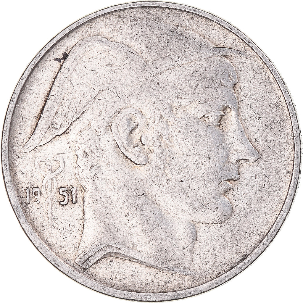 Moneda, Bélgica, Régence Prince Charles, 20 Francs, 20 Frank, 1951, Brussels