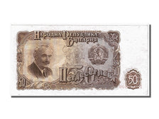 Billet, Bulgarie, 50 Leva, 1951, NEUF