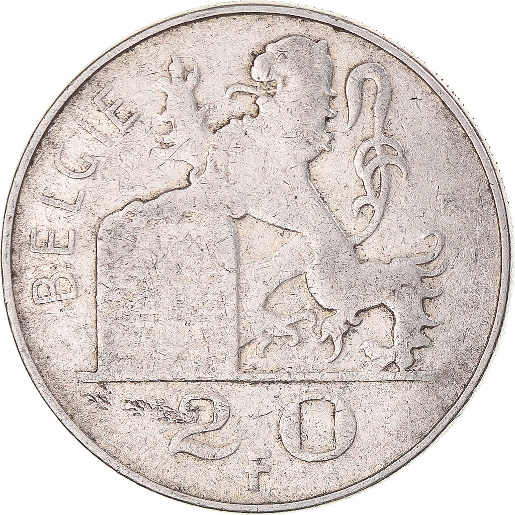 Coin, Belgium, Baudouin I, 20 Francs, 20 Frank, 1953, Brussels, EF(40-45)