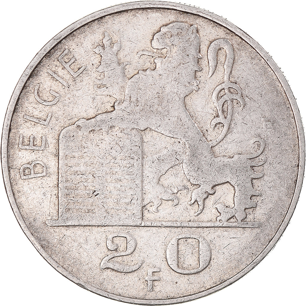 Monnaie, Belgique, Baudouin I, 20 Francs, 20 Frank, 1953, Bruxelles, TTB