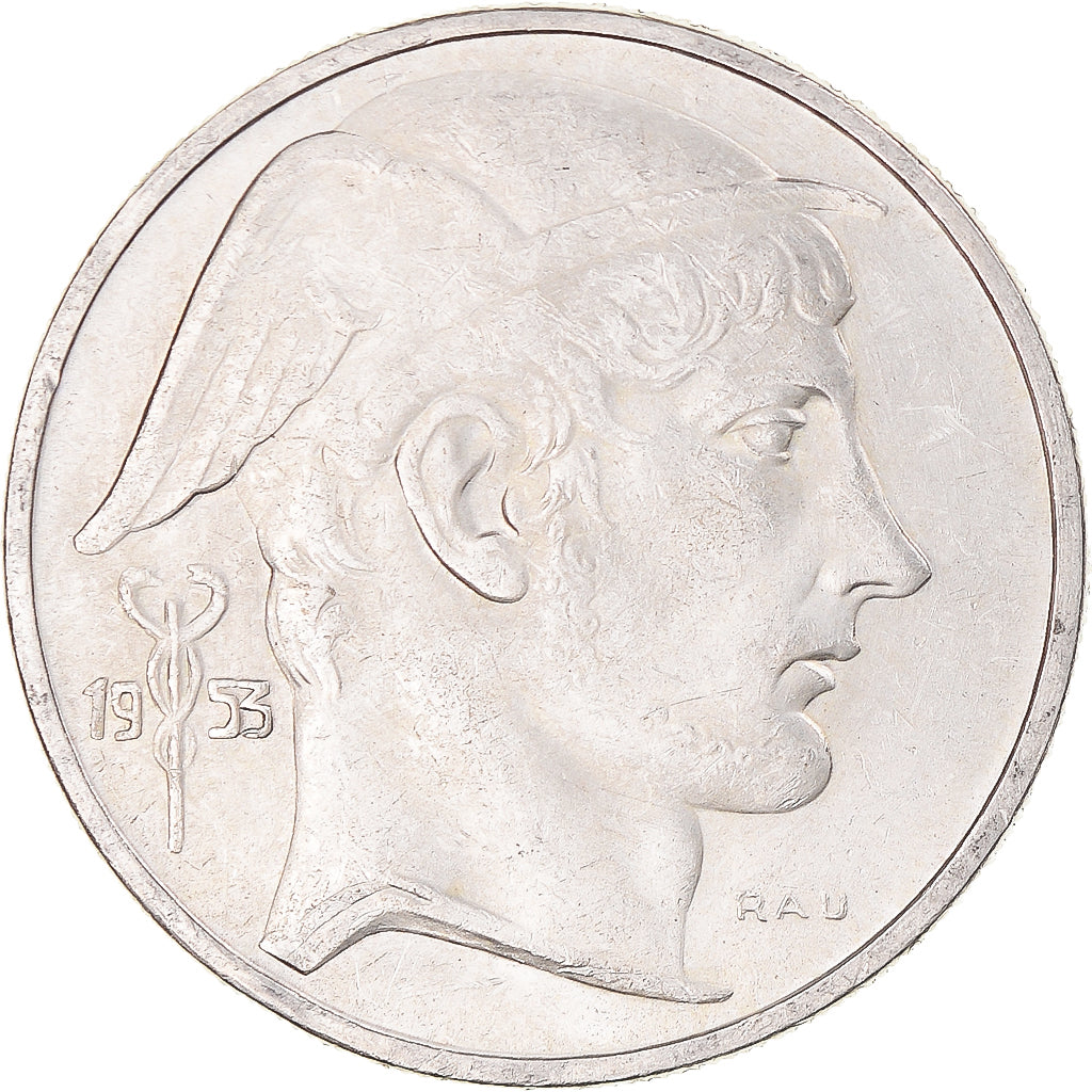 Münze, Belgien, Baudouin I, 20 Francs, 20 Frank, 1953, Brussels, SS+, Silber