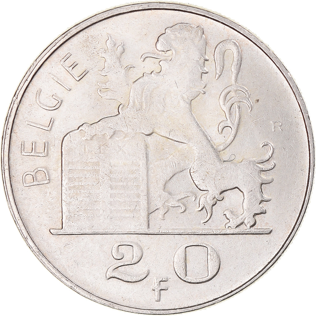 Münze, Belgien, Baudouin I, 20 Francs, 20 Frank, 1953, Brussels, SS+, Silber