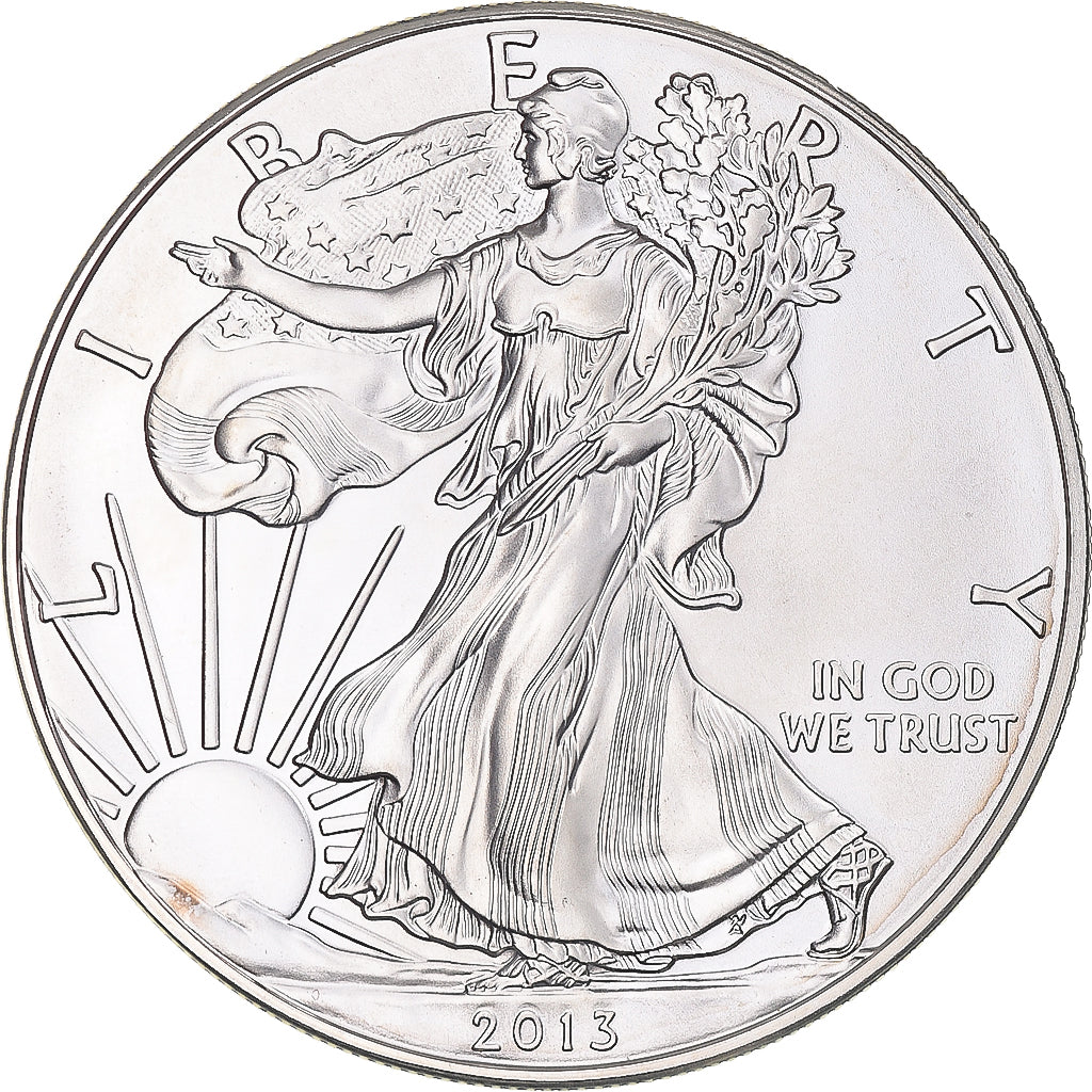 Monnaie, États-Unis, 1 Dollar, 1 Oz, 2013, Philadelphie, SPL, Argent, KM:273