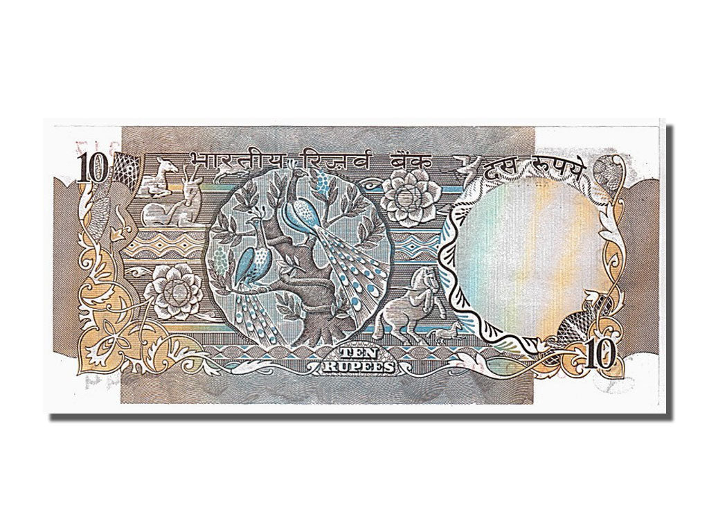 Banconote, India, 10 Rupees, 1975, FDS