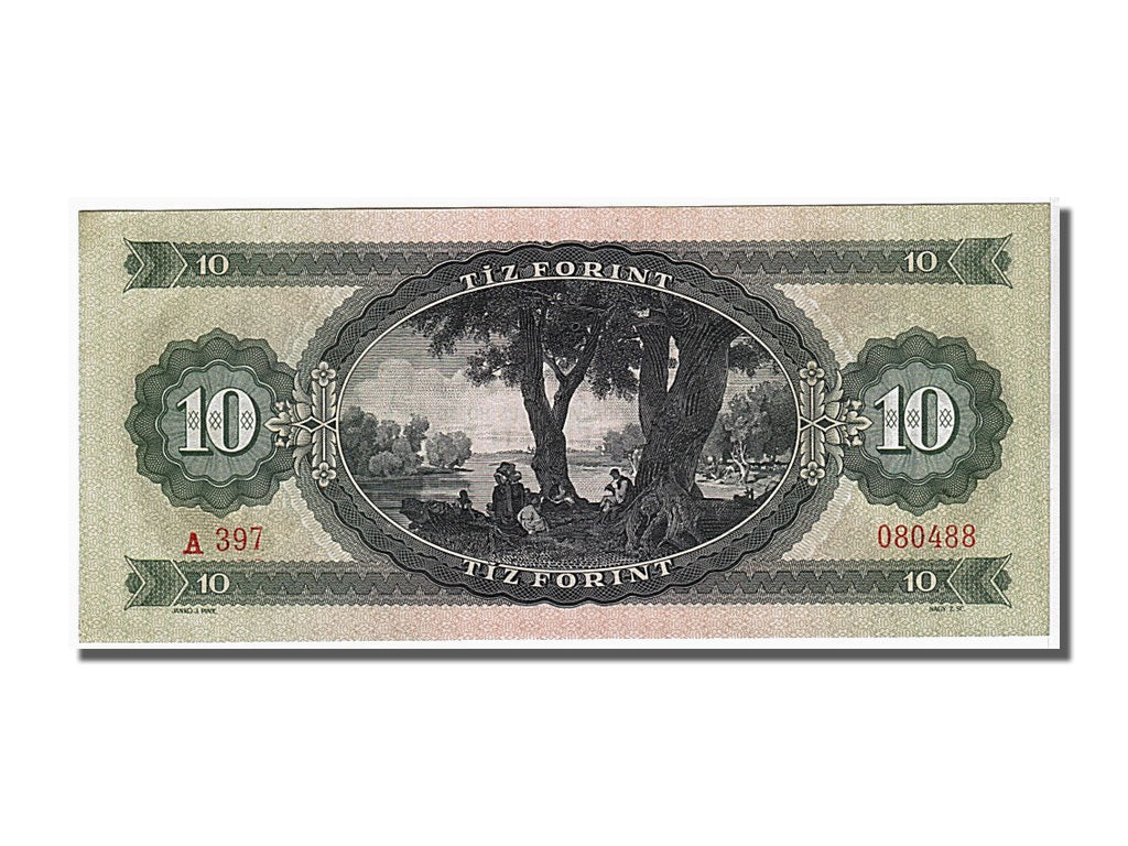Banknote, Hungary, 10 Forint, 1969, 1969-06-30, UNC(65-70)