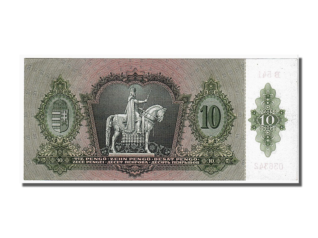 Banknote, Hungary, 10 Pengö, 1936, 1936-12-22, UNC(65-70)