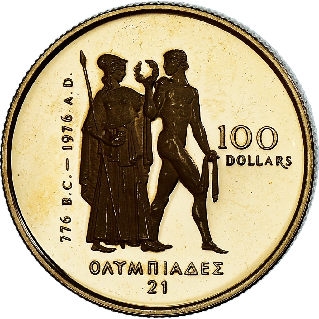 Canada, Elizabeth II, 100 Dollars, 1976, Ottawa, Proof, Gold, MS(65-70), KM:116