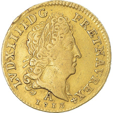 Francja, Louis XIV, 1/2 Louis d'or au Soleil, 1713, Paris, Wyjątkowo rzadkie