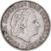 Coin, Netherlands, Juliana, Gulden, 1957, EF(40-45), Silver, KM:184