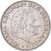Munten, Nederland, Juliana, Gulden, 1957, ZF, Zilver, KM:184