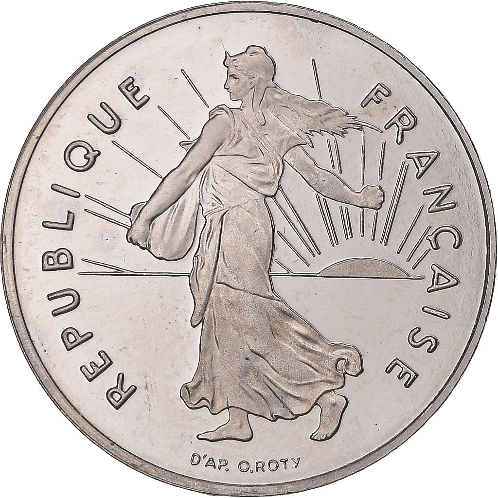 Moeda, França, Semeuse, Franc, 1996, Paris, BE, MS(65-70), Níquel, KM:925.1