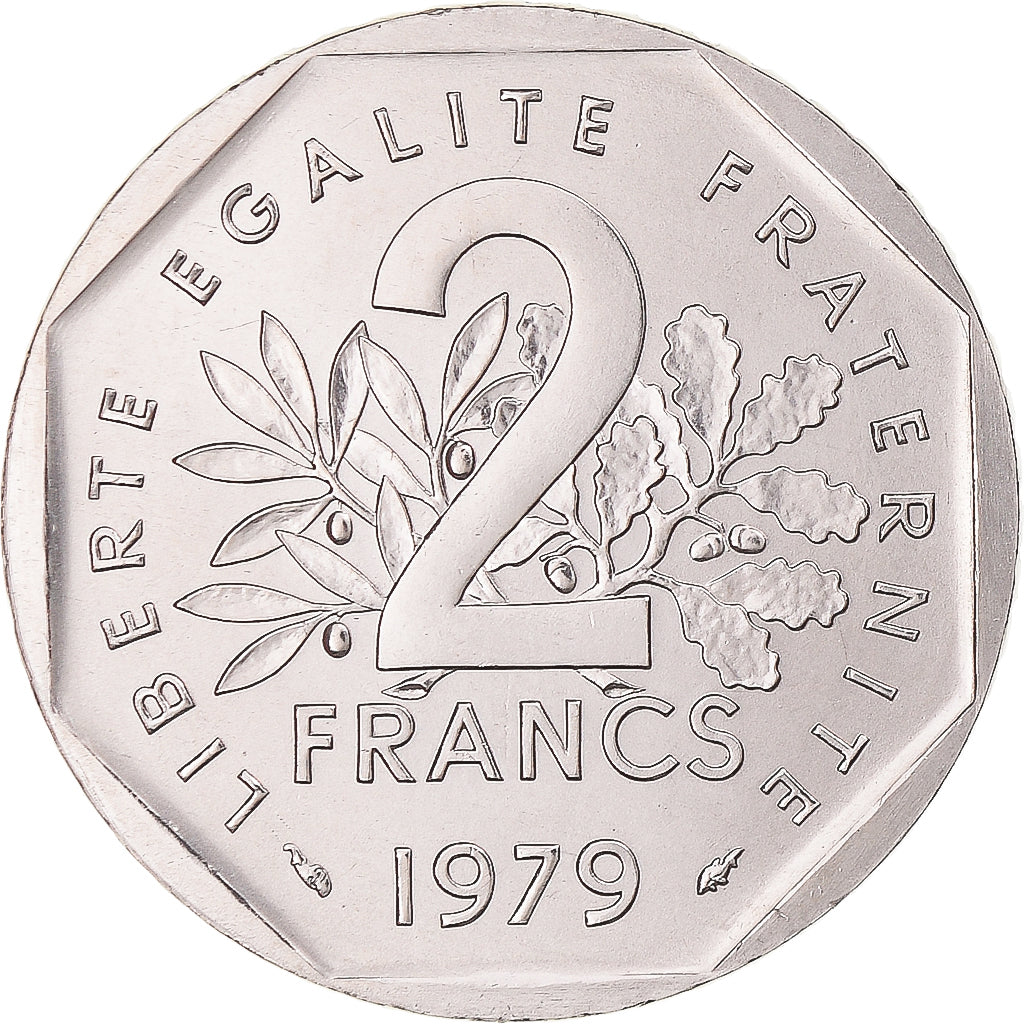 Coin, France, Semeuse, 2 Francs, 1979, Paris, MS(65-70), Nickel, KM:942.1