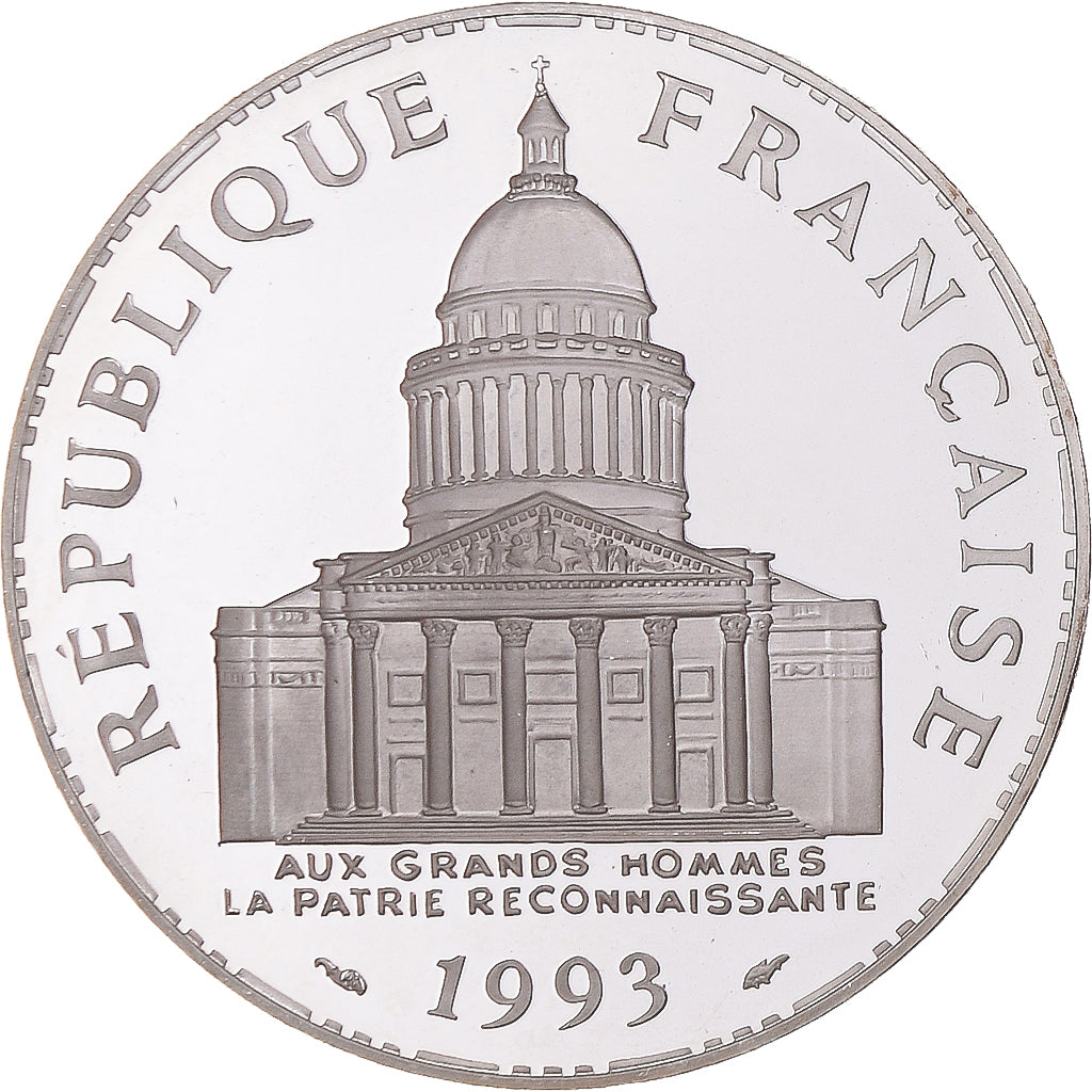 Münze, Frankreich, Panthéon, 100 Francs, 1993, Paris, STGL, Silber, KM:951.1