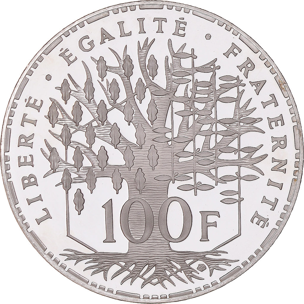 Münze, Frankreich, Panthéon, 100 Francs, 1993, Paris, STGL, Silber, KM:951.1