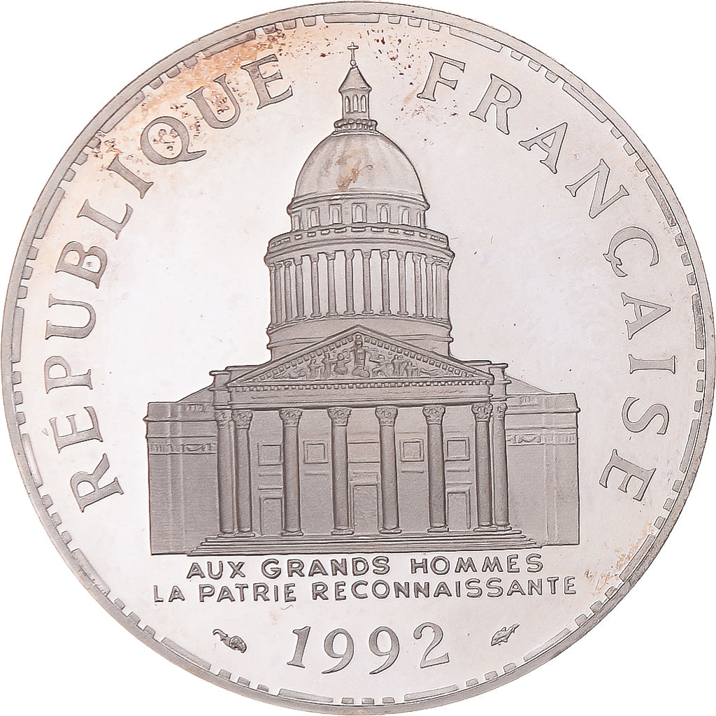 Monnaie, France, Panthéon, 100 Francs, 1992, Paris, FDC, Argent, Gadoury:898a