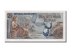 Banknote, Indonesia, 2 1/2 Rupiah, 1961, UNC(65-70)