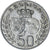 Moneta, Belgia, Baudouin I, 50 Francs, 50 Frank, 1960, AU(55-58), Srebro