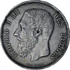 Monnaie, Belgique, Leopold II, 5 Francs, 5 Frank, 1873, TTB, Argent, KM:24
