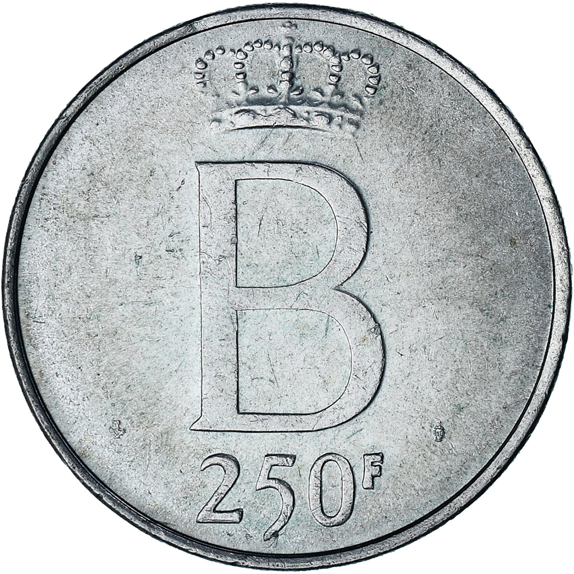 Coin, Belgium, Baudouin I, 250 Francs, 250 Frank, 1976, Brussels, AU(50-53)