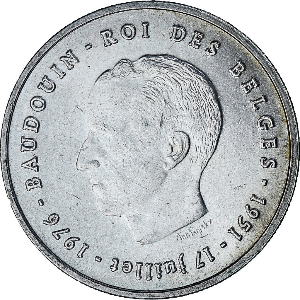 Coin, Belgium, Baudouin I, 250 Francs, 250 Frank, 1976, Brussels, AU(50-53)