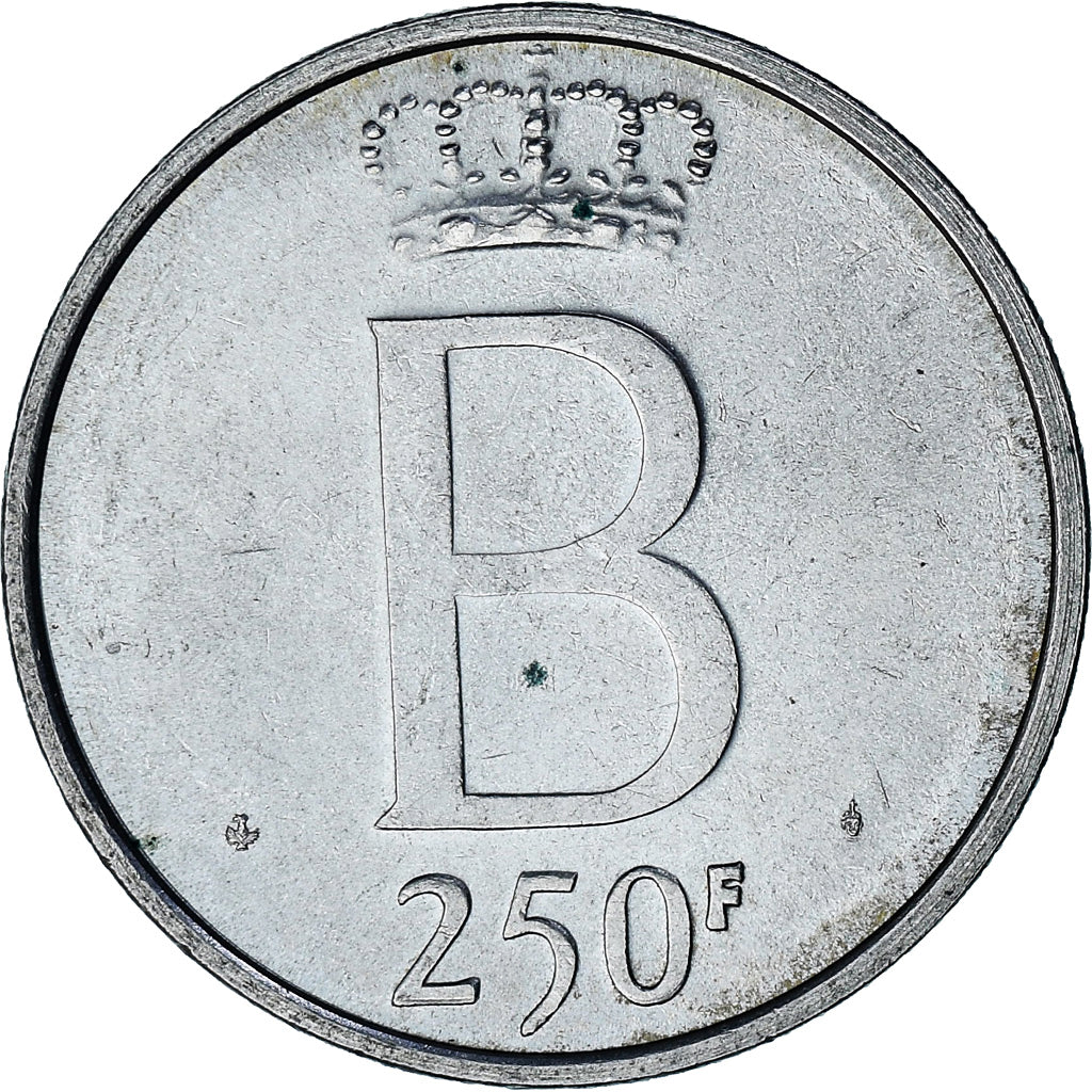 Coin, Belgium, Baudouin I, 250 Francs, 250 Frank, 1976, Brussels, AU(50-53)