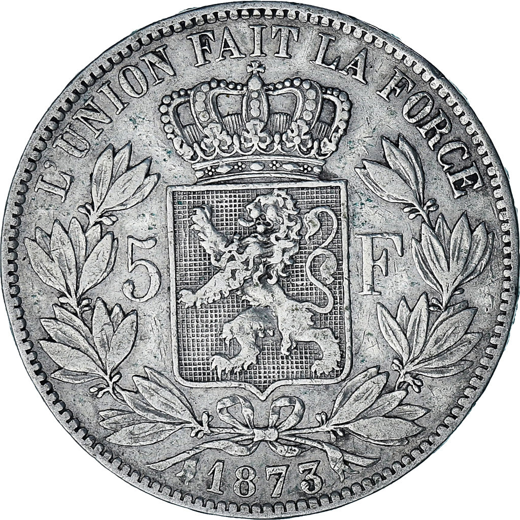 Monnaie, Belgique, Leopold II, 5 Francs, 5 Frank, 1873, TB+, Argent, KM:24
