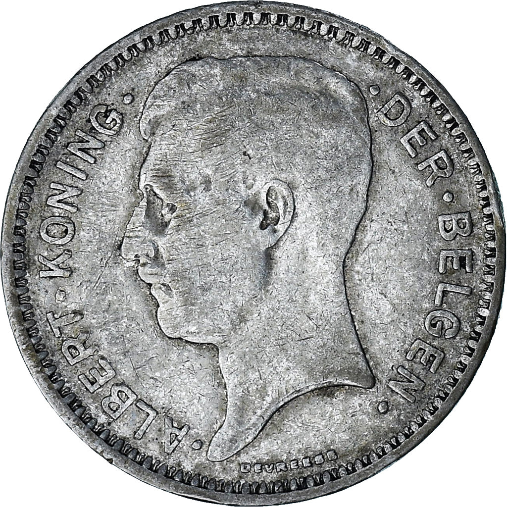 Monnaie, Belgique, Albert I, 20 Francs, 20 Frank, 1934, TTB, Argent, KM:104.1