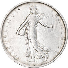 Coin, France, Semeuse, 5 Francs, 1967, Paris, AU(50-53), Silver, KM:926