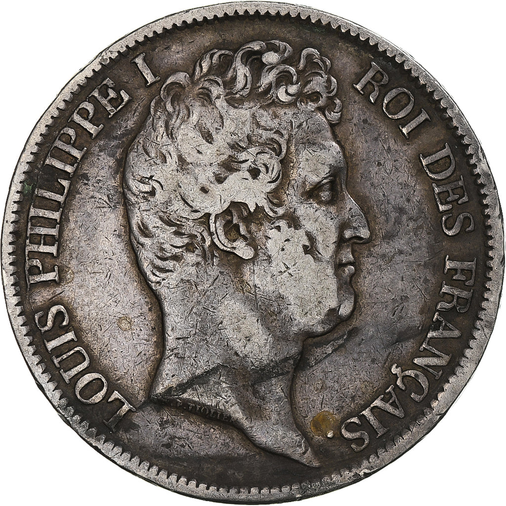 Coin, France, Louis-Philippe, 5 Francs, 1831, Lille, VF(30-35), Silver
