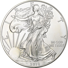 United States, 1 Dollar, 1 Oz, 2014, Philadelphia, Silver, MS(63), KM:273