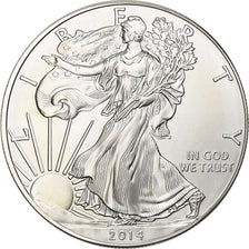 United States, 1 Dollar, 1 Oz, 2014, Philadelphia, Silver, MS(63), KM:273