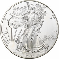United States, 1 Dollar, 1 Oz, 2014, Philadelphia, Silver, MS(63), KM:273