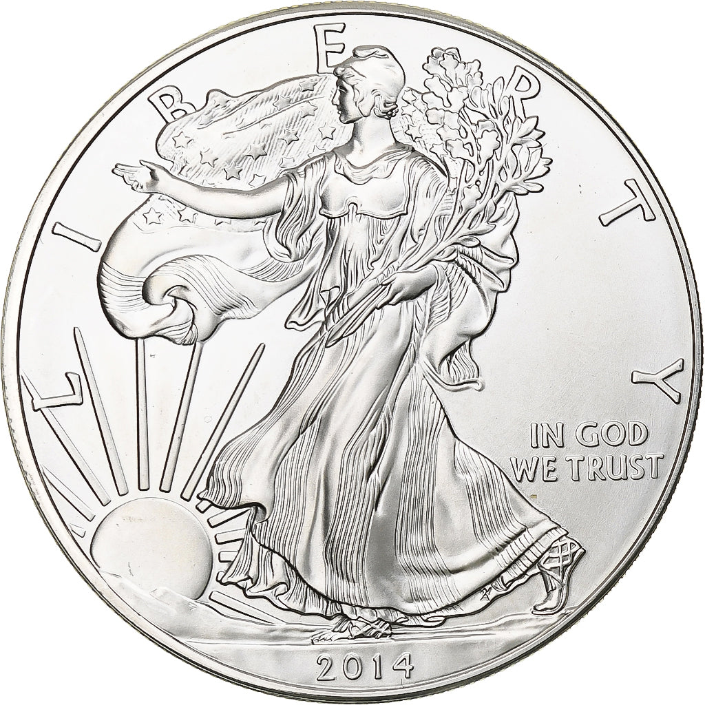 États-Unis, 1 Dollar, 1 Oz, 2014, Philadelphie, Argent, SPL, KM:273