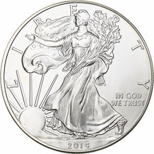 United States, 1 Dollar, 1 Oz, 2014, Philadelphia, Silver, MS(63), KM:273
