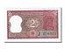 Geldschein, India, 2 Rupees, UNZ