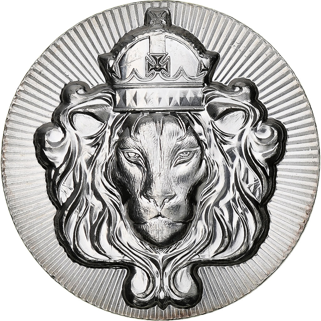 Great Britain, 3.215 Troy Oz, Silver Lion, Scottsdale, Silver, MS(65-70)