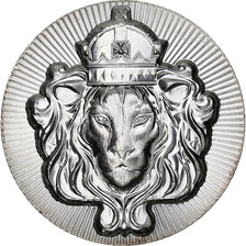 Great Britain, 3.215 Troy Oz, Silver Lion, Scottsdale, Silver, MS(65-70)