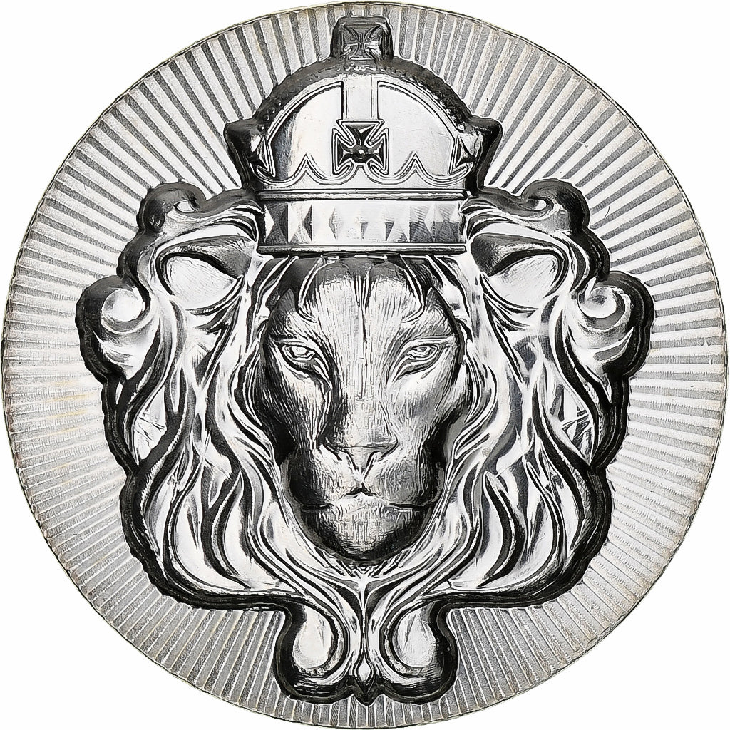 Great Britain, 3.215 Troy Oz, Silver Lion, Scottsdale, Silver, MS(65-70)