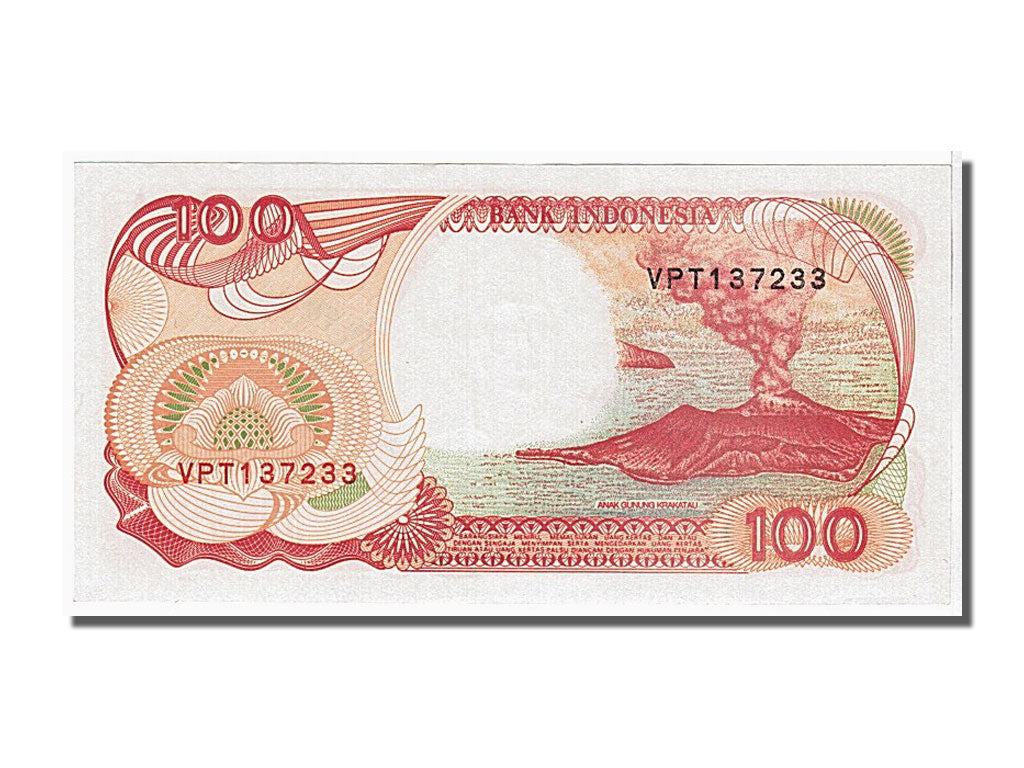 Banconote, Indonesia, 100 Rupiah, 1992, FDS