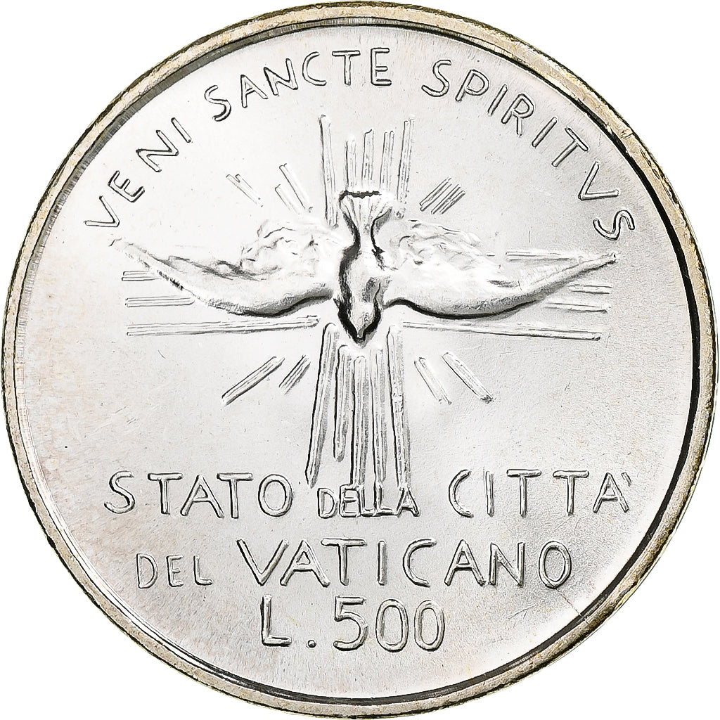 Vatikanstadt, Sede Vacante, 500 Lire, 1978, Rome, Silber, STGL, KM:57