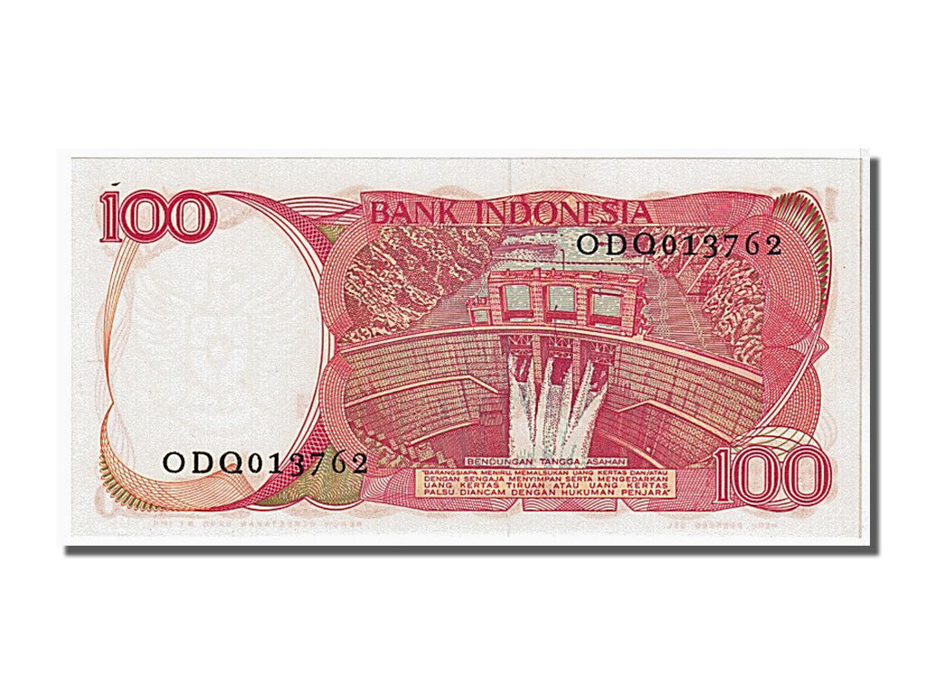 Geldschein, Indonesien, 100 Rupiah, 1984, UNZ