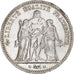 France, 5 Francs, Hercule, 1875, Paris, Silver, EF(40-45), Gadoury:745a