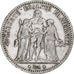 France, 5 Francs, Hercule, 1875, Paris, Silver, VF(30-35), Gadoury:745a