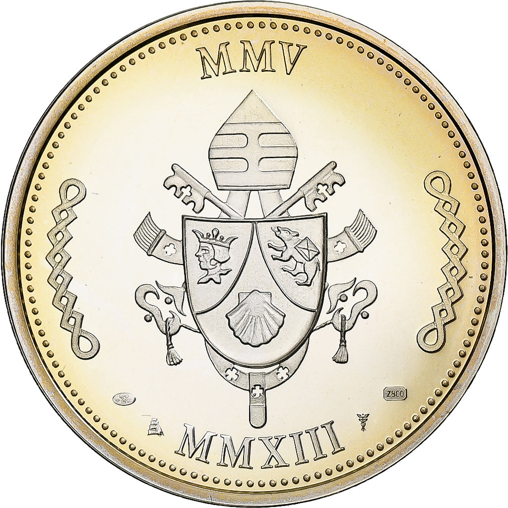 Vaticaan, Medaille, Le Pape Benoit XVI, 2013, Zilver, Proof, FDC