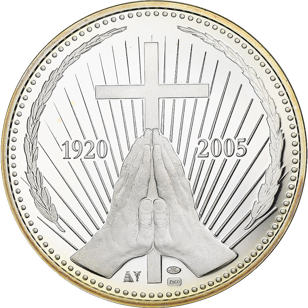 Vaticano, medalha, Le Pape Jean-Paul II, 2010, Prata, Proof, MS(65-70)